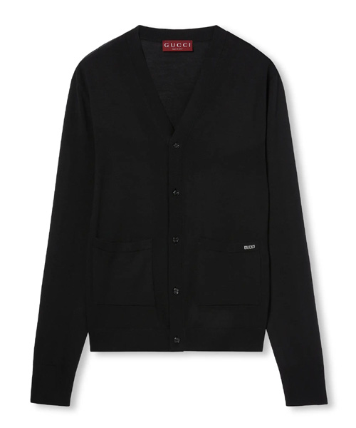 인타르시아 파인 울 니트 가디건