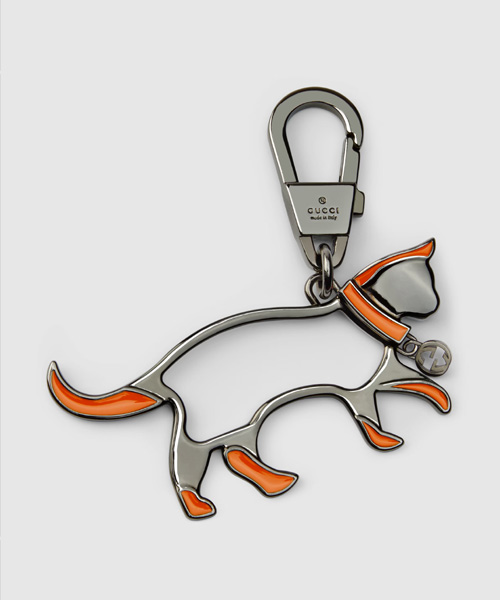 인터로킹 G 캣 키 체인