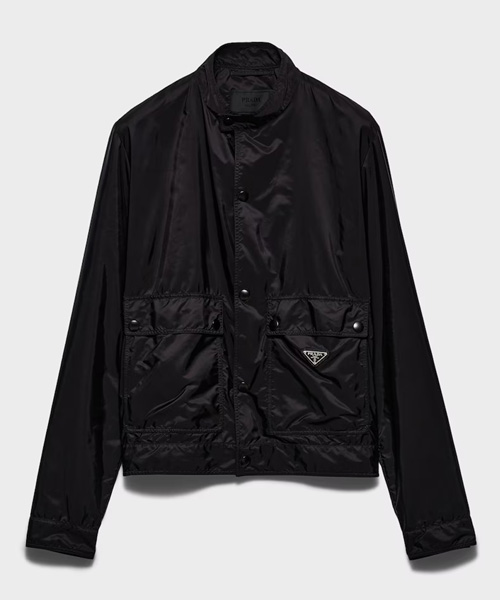 삼각 로고 패치 리나일론 자켓