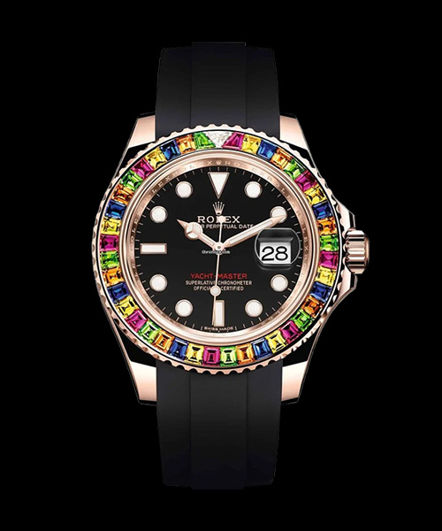 요트 마스터 레인보우 40mm