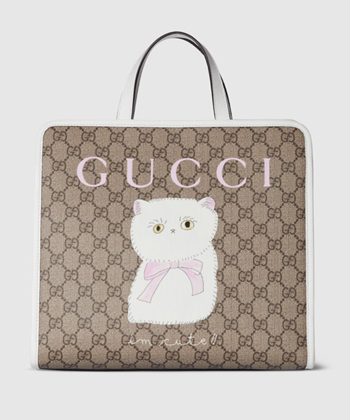 GG 프린트 토트백