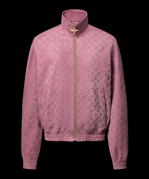 모노그램 디보스드 레더 트랙수트 재킷