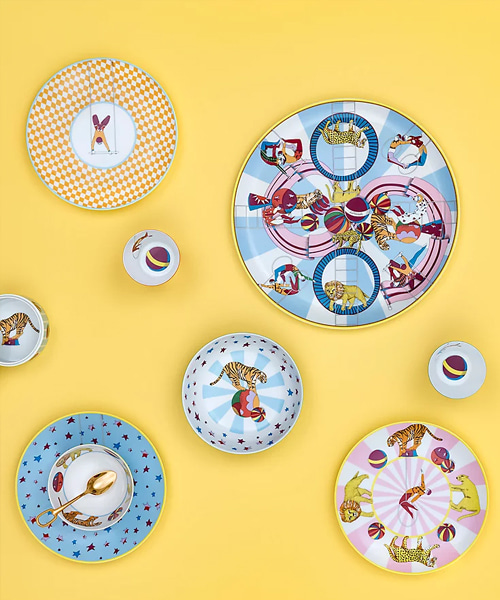 서커스 타르트 플래터 식기 세트