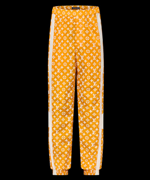 모노그램 프린트 테크니컬 트랙 팬츠