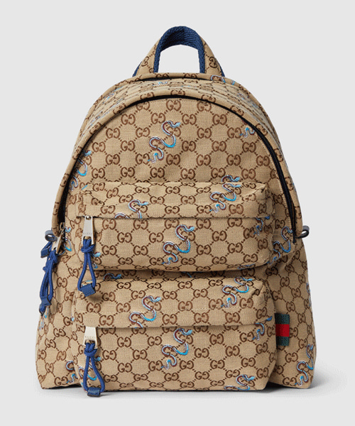 스네이크 GG 프린트 백팩