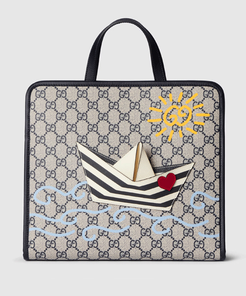 GG 프린트 토트백