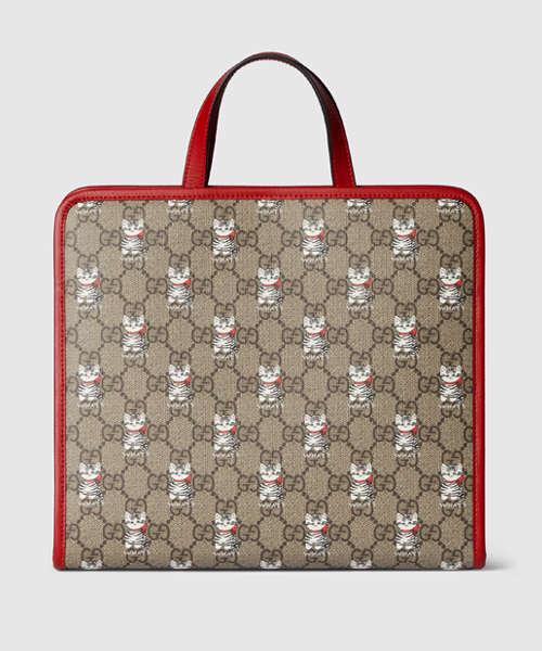 GG 프린트 토트백