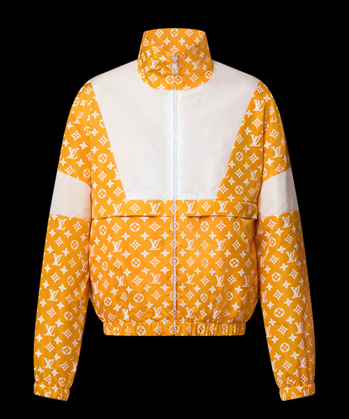 모노그램 프린트 테크니컬 트랙 톱