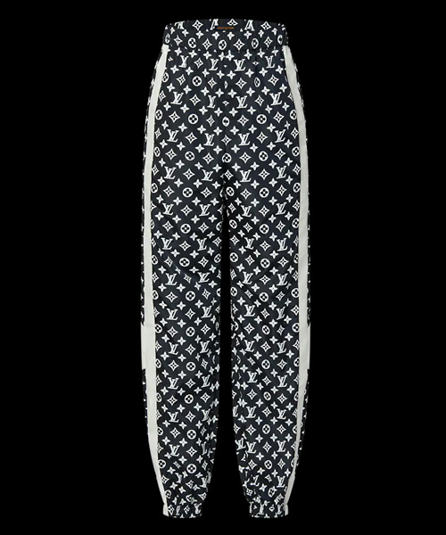 모노그램 프린트 테크니컬 트랙 팬츠