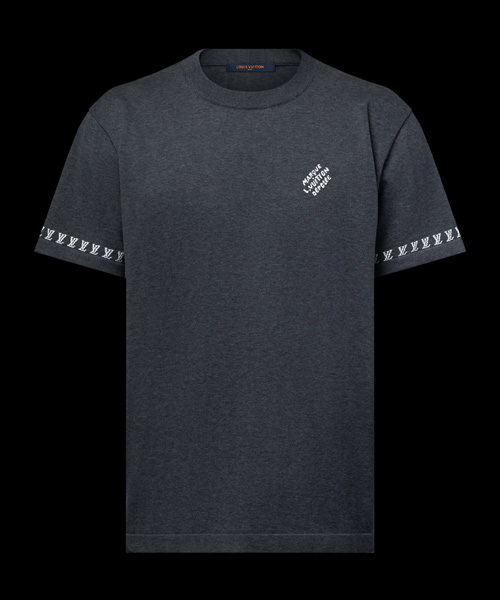 시그니처 숏 슬리브 코튼 크루넥