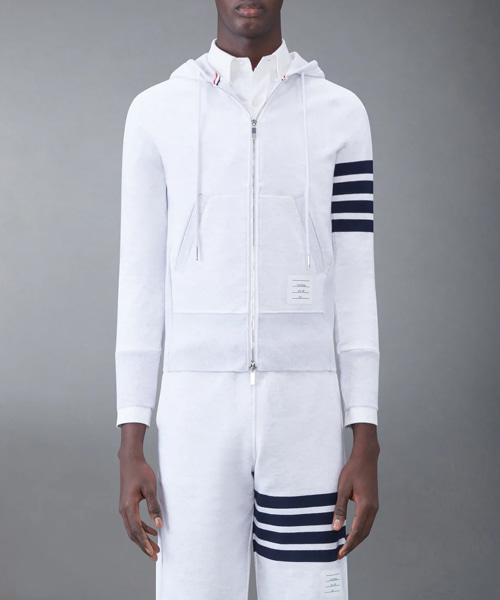 클래식 루프백 4-바 지퍼 후드 집업