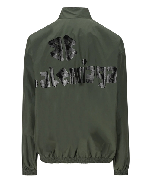 백 로고 프린트 트랙수트 자켓