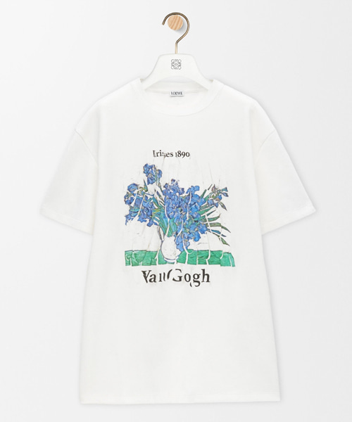 그래픽 프린트 코튼 티셔츠