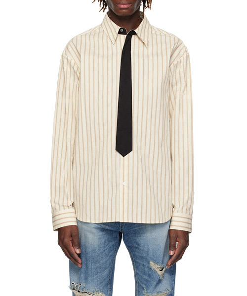 타이 스트라이프 셔츠