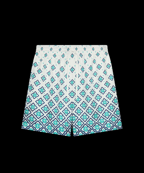 그라디언트 모노그램 실크 쇼츠