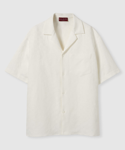 GG 캔버스 리넨 셔츠