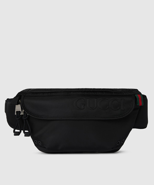 로고 스몰 벨트백