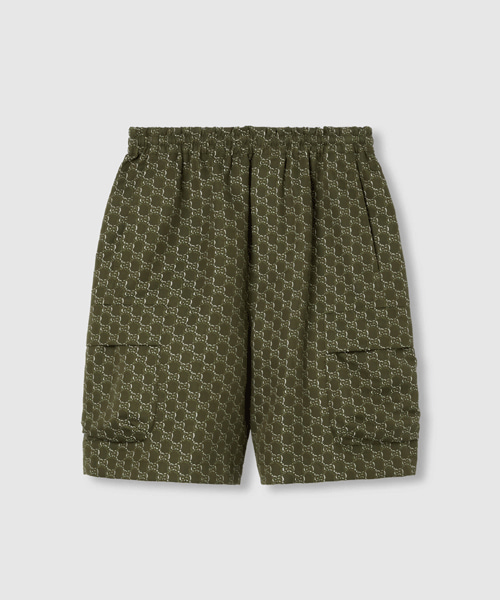 GG 코튼 자카드 쇼츠