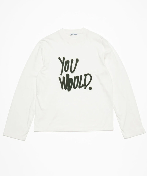 스프레이 프린트 롱 슬리브 티셔츠