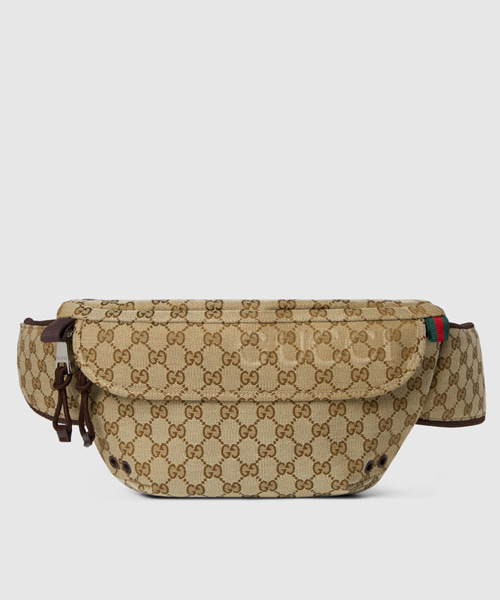 GG 캔버스 라지 벨트백