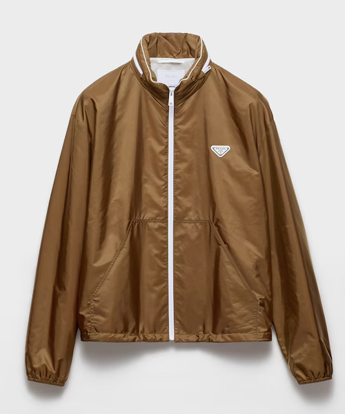 삼각 로고 패치 리나일론 자켓