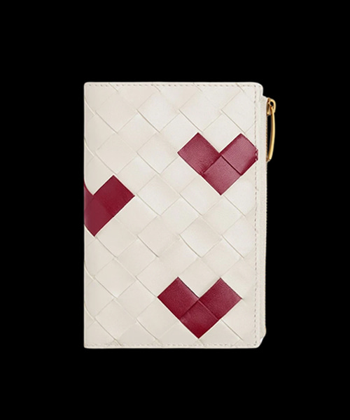 미디엄 인트레치아토 바이 폴드 지갑