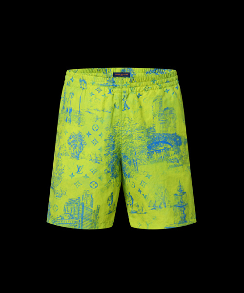 모노그램 나일론 스윔 쇼츠