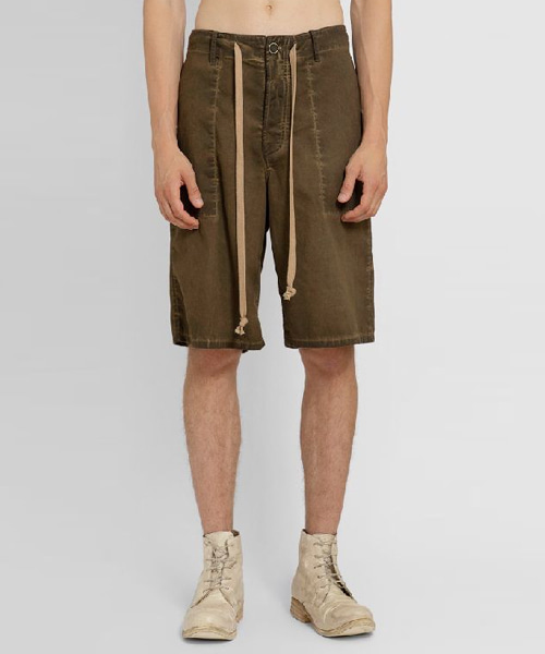 드로스트링 버뮤다 데님 쇼츠