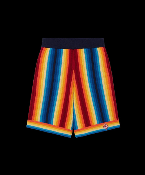 그라디언트 스트라이프 타월링 쇼츠