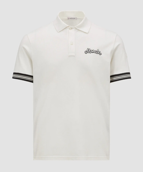 엠브로이더드 코튼 폴로 셔츠