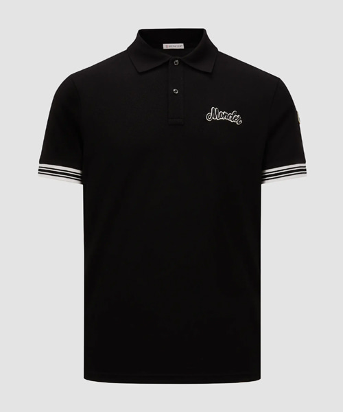 엠브로이더드 코튼 폴로 셔츠