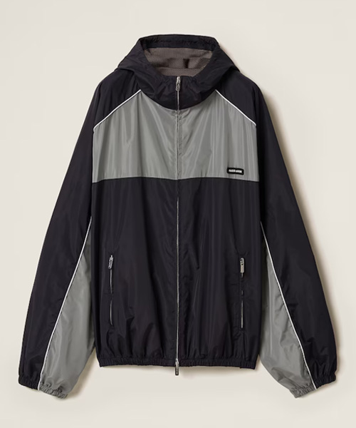 기능성 실크 지퍼 블루종 재킷