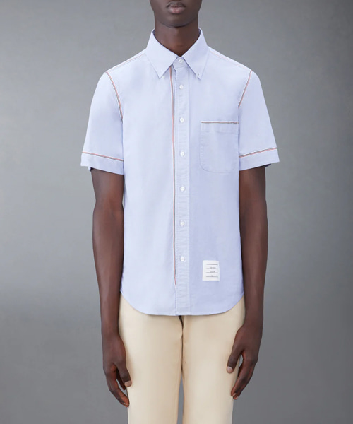옥스포드 숏 슬리브 셔츠