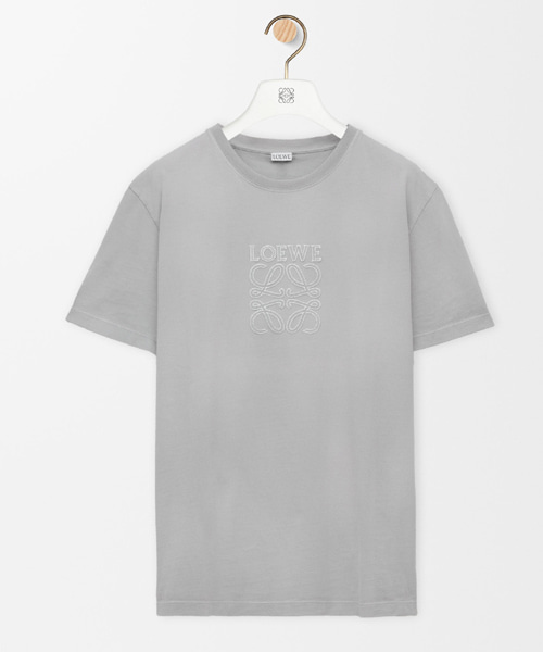 로고 아나그램 아플리케 코튼 티셔츠