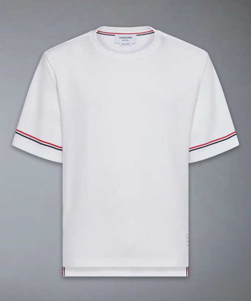 코튼 럭비 숏 슬리브 티셔츠