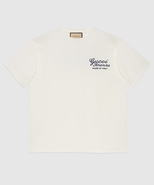 엠브로이더리 저지 코튼 티셔츠