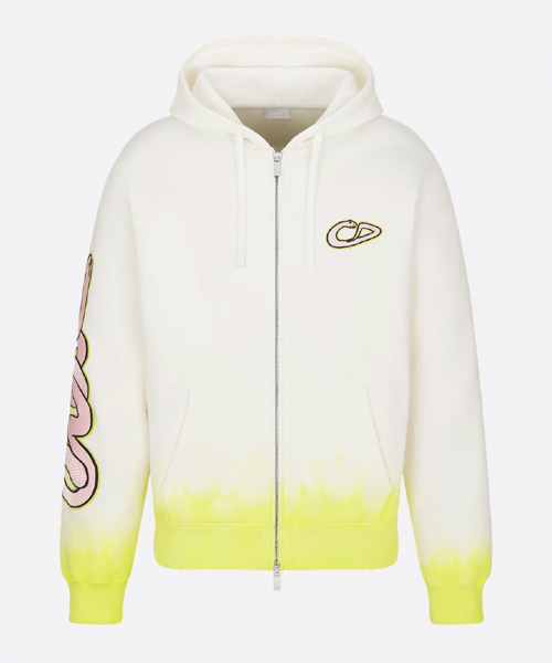 코튼 플리스 후드 집업 자켓