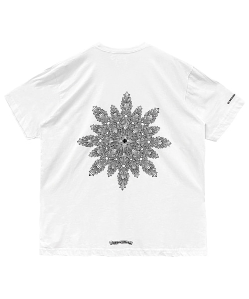 스노우 플레이크 로고 숏 슬리브 티셔츠