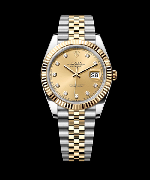 데이트저스트 샴페인 다이아몬드 41