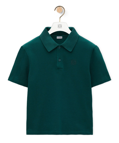 로고 자수 코튼 폴로셔츠