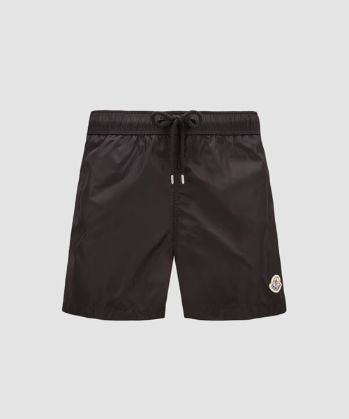 로고 패치 스윔 쇼츠