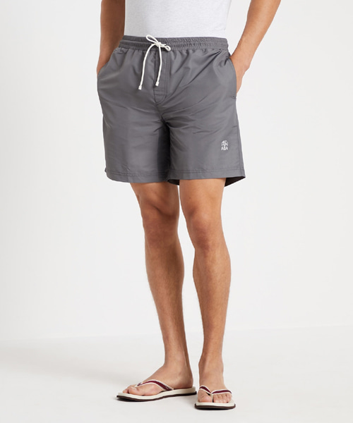 로고 자수 스윔 쇼츠