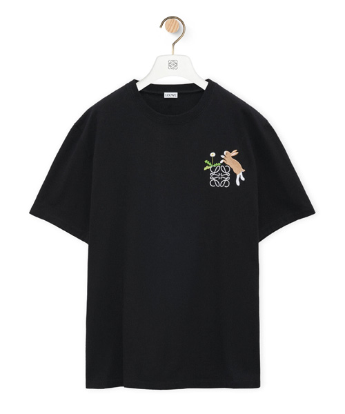 BUNNY 인타르시아 코튼 티셔츠