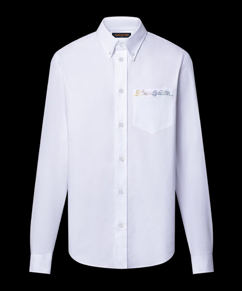 엠벨리시드 롱 슬리브 코튼 셔츠