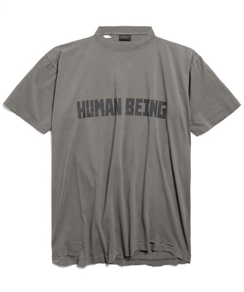 휴먼 비잉 시프티드 티셔츠
