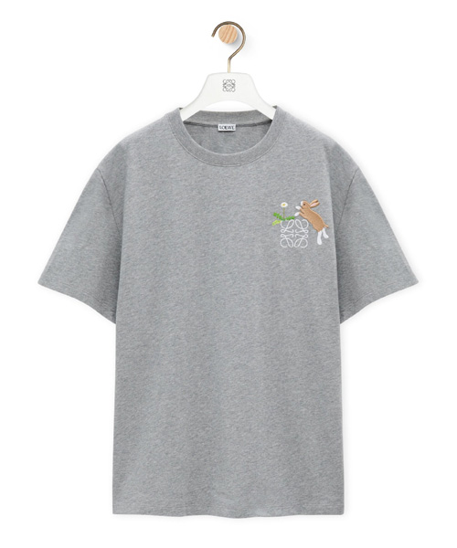 BUNNY 인타르시아 코튼 티셔츠