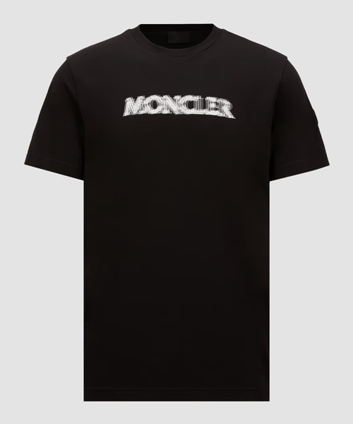 BLURRED 로고 코튼 티셔츠