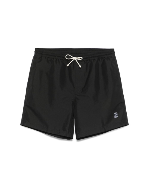 로고 자수 스윔 쇼츠