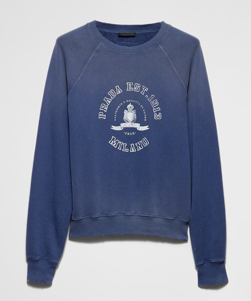 코튼 플리스 스웨트셔츠