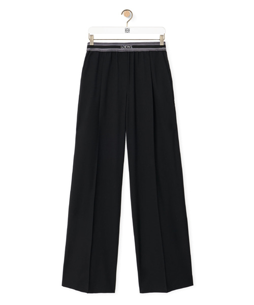 밴딩 로고 트라우저 팬츠